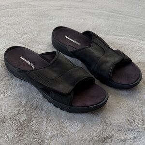 Merrell Men's Black Slide Sandals